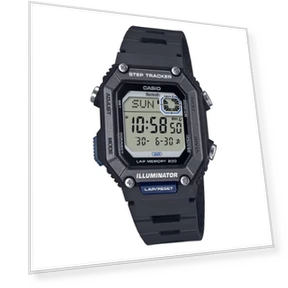 Digital Watch Mobile Link Bluetooth Equipped Step Tracker — Wearable Accessories, Casio
