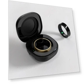 Smart Ring Heart Rate Blood Oxygen Sleep Monitoring — Wearable Accessories, Rainbow Rain