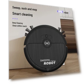 Smart Sweeping Robot Vacuum — Smart Cleaning Robots, Super Case