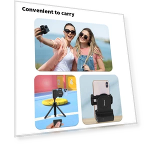Smartphone Photography Camera Shutter Handle — Shutter Releases, AE Selection