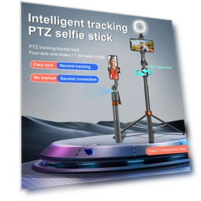 Wireless Selfie Stick with AI Facial Recognition — Selfie Sticks, AE Selection