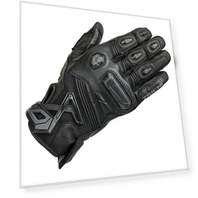 All-Season Motorcycle Leather Gloves with Touch Panel — Gloves, RS TAICHI