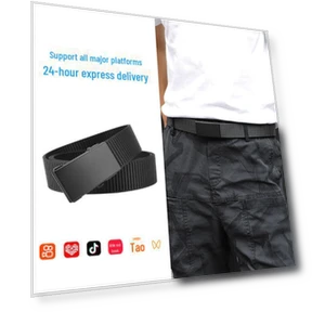 Automatic Buckle Nylon Belt — Belts, AI Supermarket