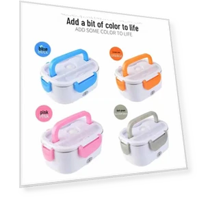 Electric Stainless Steel Bento Box with Smart Heating — Bento Boxes, Global Finds