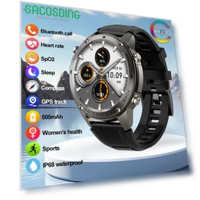 GPS Smart Watch with AMOLED Display — Smartwatches, SACOSDING