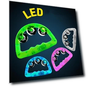 LED Tambourine — Musical Toys, Unfamiliar Gears