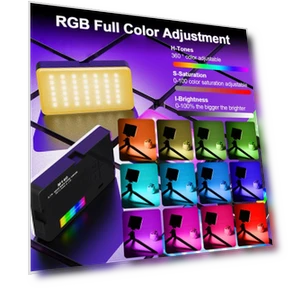 LED Video Light Photo Lighting Studio RGB Light — Photography Lighting, AE Selection