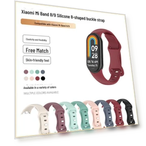 Silicone Strap with Butterfly Buckle — Fitness Bands, Smarter than future