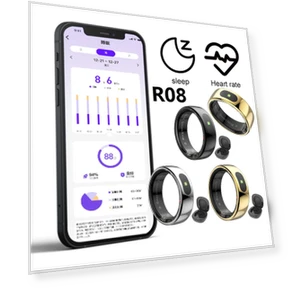 Smart Ring with Charging Case — Wearable Accessories, Good Household Items