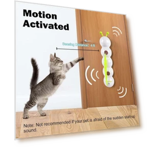 Intelligent Touch Cat Toy Caterpillar — Cat Playthings, Fujeenn