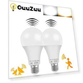 LED E27 Radar Motion Sensor Bulb — Motion Sensors, OuuZuu