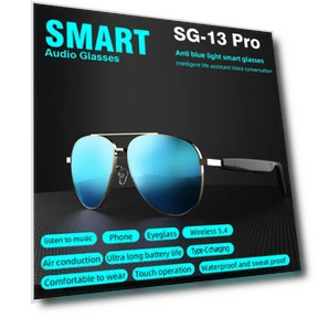 Smart Bluetooth Stereo Headset Glasses — Smart Glasses, Meiteai-Electronics