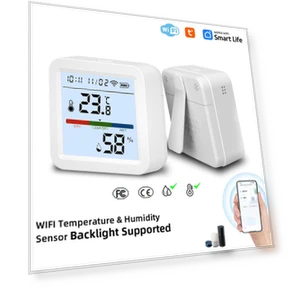 Smart WiFi Thermometer Hygrometer — Home Climate Control, YJMP home
