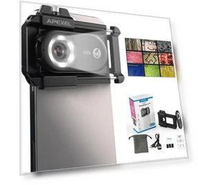 Smartphone Microscope — Lens Attachments, APEXEL