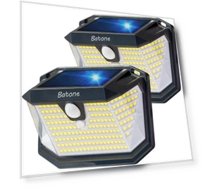 Solar Sensor LED Garden Lamp — Outdoor Security & Flood Lighting, KAYOMART Electric
