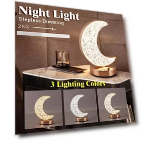 Touch Control Crystal Night Light — Night Lights, guangbaokejki