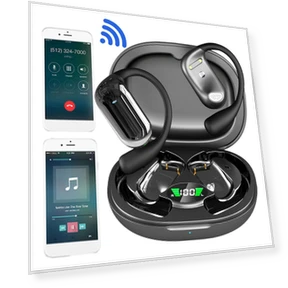 AI Translation Earbuds with Ear Hook — In-Ear Headphones, Good Household Items