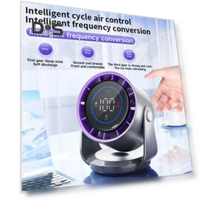 Air Cooling Fan with Digital Display — Stand Fans, Redmaple