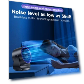 Air Cooling Fan with Digital Display — Stand Fans, Cleaner Products