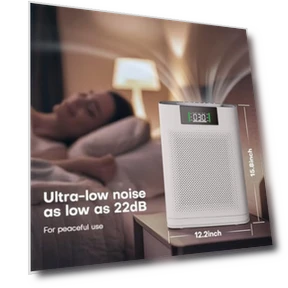 Air Purifier for Large Room — HEPA Air Purifiers, Honeyuan