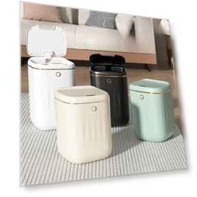 Automatic Touch Trash Bin — Car Trash Cans, WoW Home