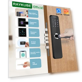 Electronic Lock with 3D Face Recognition — Smart Home Security, RAYKUBE