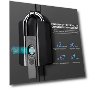 Fingerprint Smart Lock — Padlocks & Hasps, Explorer Outdoors