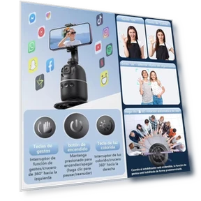 Gimbal Stabilizer AI 360 Smart Face Recognition Follow Selfie Stand — Selfie Sticks, Walmart online