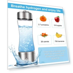 Hydrogen Water Bottle Generator — Hydration Essentials, Yixhan