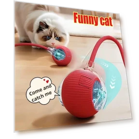 Interactive Pet Toy Ball — Cat Playthings, vinc