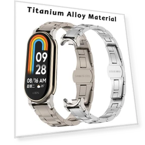 Luxury Titanium Alloy Strap — Wearable Accessories, LUJING-Treasure Bag