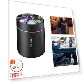 Rechargeable Air Humidifier with Ambient Light — Diffusers, YJMP home