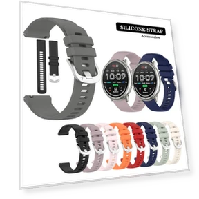 Silver Strap with Silicone Buckle — Bands, Agood