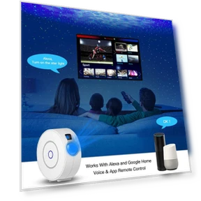 Smart Aurora Galaxy Star Projector Night Light — Night Lights, Explorer Outdoors