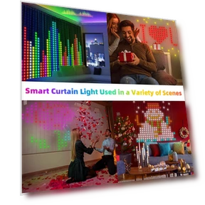 Smart LED Curtain Lights — LED Strips, Stone Home