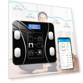 Smart Scale with LED Display — Weight Management Tools, Hercules