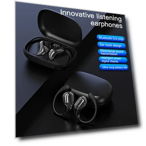 Wireless Earhook Headphones — In-Ear Headphones, Meiteai-Electronics