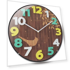 Automatic Silent Wall Clock — Clocks, SAMURAI STYLE