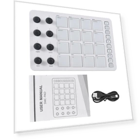 MIDI Controller with Drum Pad — MIDI Control Devices, World Auto Parts