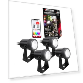 Smart Outdoor RGB+IC+WW Spotlights — Spotlights, MONSTER