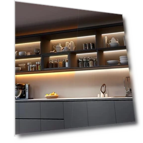 Smart Under Cabinet Lighting 6 Bars — Under-Cabinet Mounts, VST
