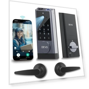 Video Smart Lock with Camera & Doorbell — Smart Home Security, Devo