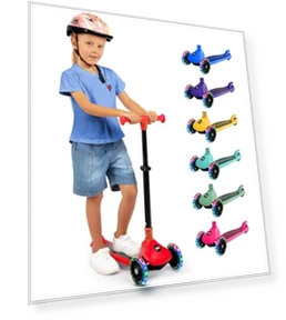 3 Wheel Foldable Kids Scooter — Push Scooters, SereneLife