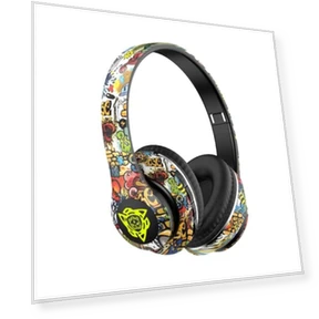 Bluetooth Headphones with LED Lights — Over-Ear Headphones, MODID