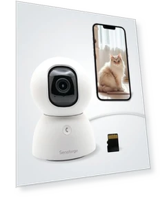 Indoor Pan-Tilt Security Camera — Smart Home Security, Sensforge