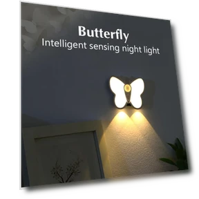 Motion Sensor Cabinet Light Butterfly Night Light — Night Lights, Warmya