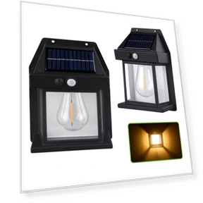 Motion Sensor Solar Wall Lights — Outdoor Security & Flood Lighting, JIOUjitang