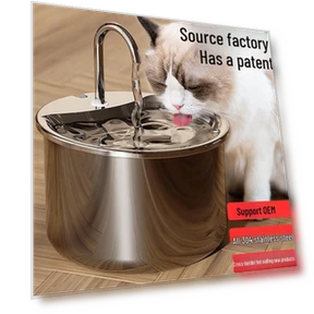 Smart Stainless Steel Pet Water Fountain — Fountains, TrendVibeCN