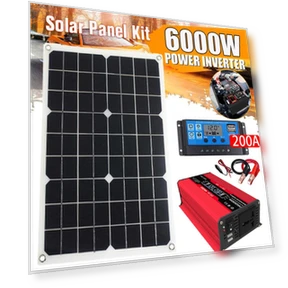 Solar Power System Inverter with Smart LCD Display — Power Inverters, Lucky Market