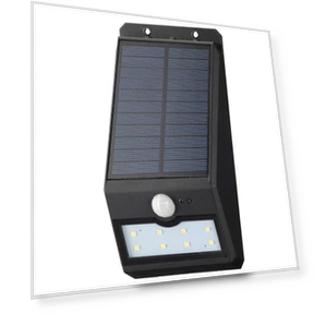 Solar Sensor Wall Light — Garden Illumination, SAMURAI STYLE
